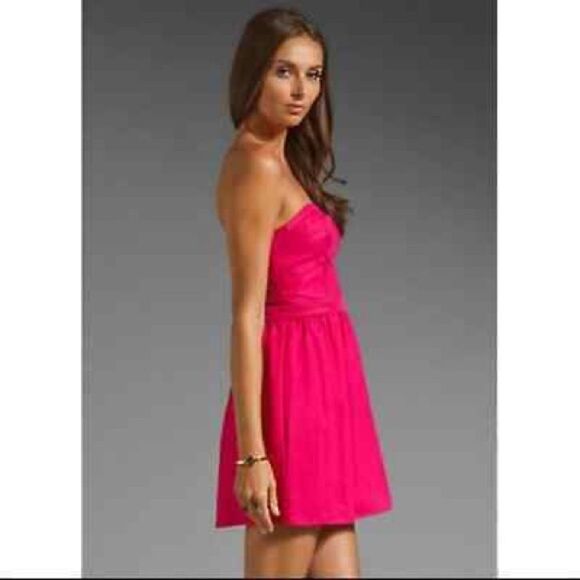 Revolve Keepsake the label fuchsia pink dress - Picture 2 of 14